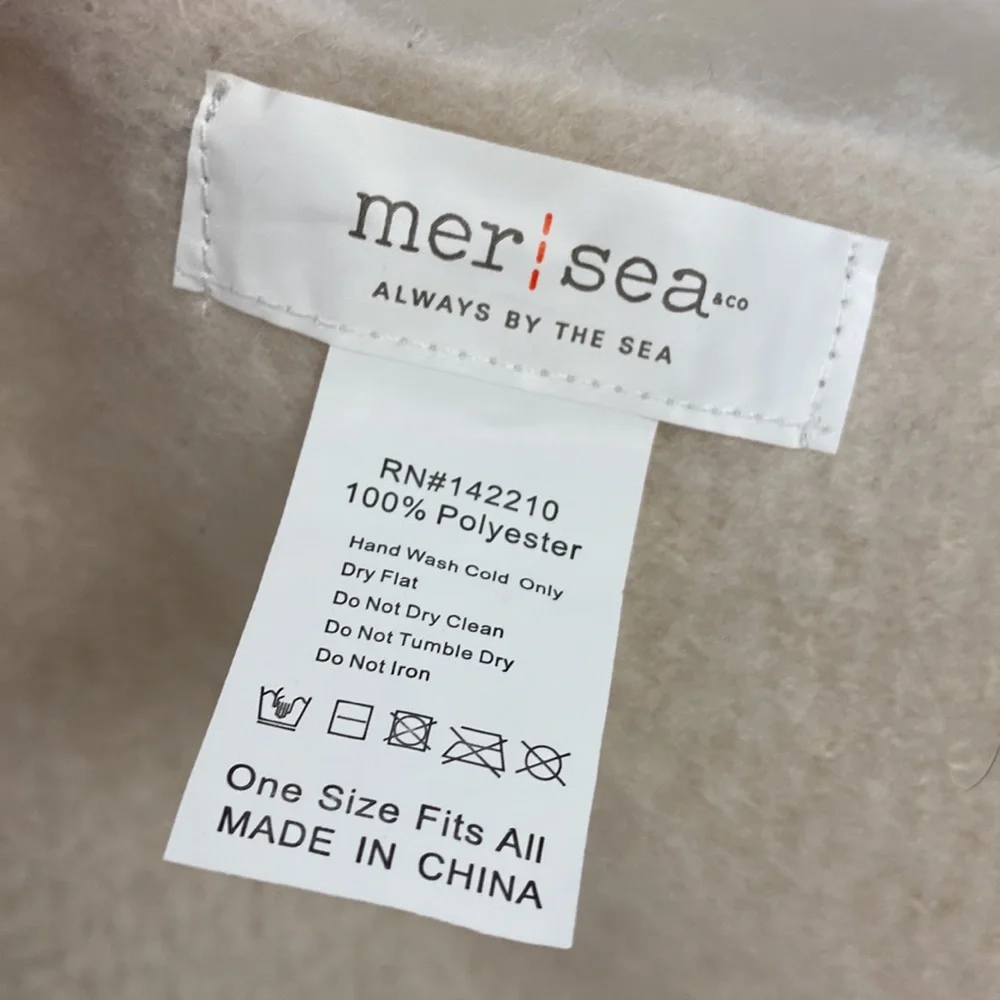 Mer Sea Always by the Sea Fringe Scarf - Picture 2 of 2